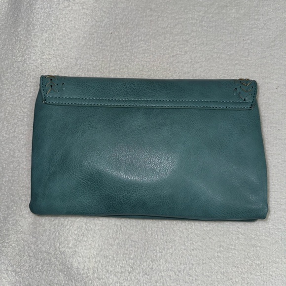 New! Anthropologie crossbody teal with long strap - Picture 3 of 4